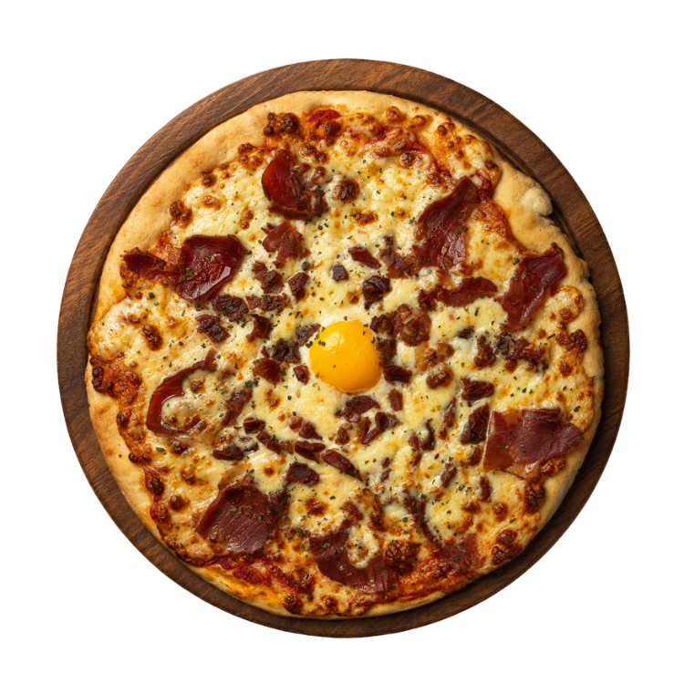 pizza serrano en Restaurante Pizzeria Vila de Càlig
